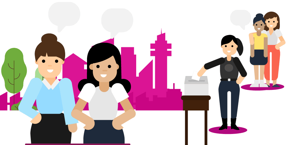 imagen de mujeres con derechos!